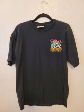 Vintage 1998 Jeff Gordon #24 Triple Threat NASCAR Winston Cup Champion Tee L